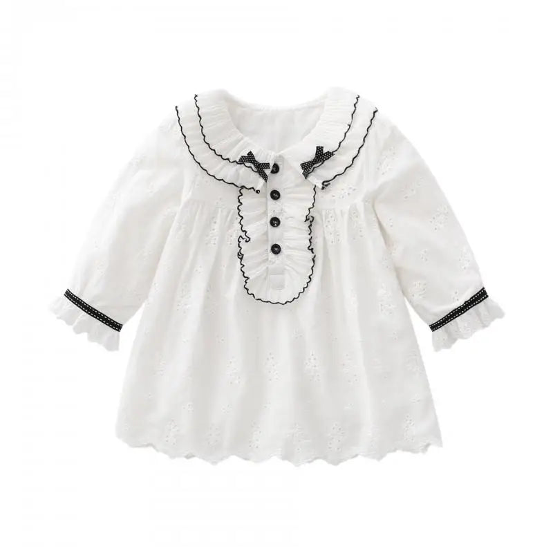 Baby Girl Dress Spring  Autumn Infant Baptismal Dresses Children Birthday Party Fashion Clothing Kids Girls Casual Vestidos