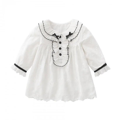 Baby Girl Dress Spring  Autumn Infant Baptismal Dresses Children Birthday Party Fashion Clothing Kids Girls Casual Vestidos