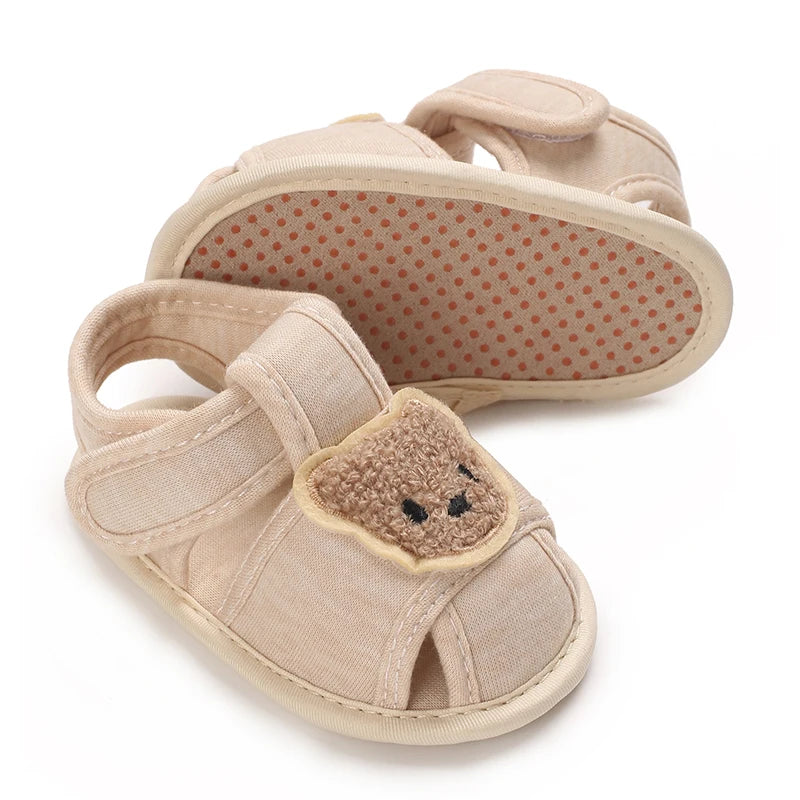 Cute Cartoon 0-18M Newborn Baby Girls Summer Shoes Sandals First Walkers Newborn Shoes Casual Soft Sole Sandals Toddler Shoes