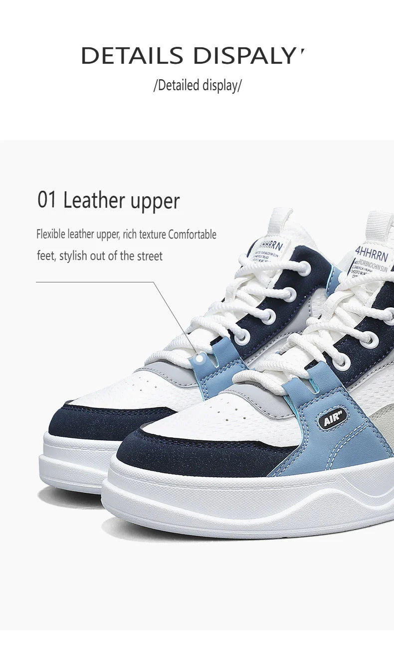 Men's Shoes - New 2025 Autumn/winter Style, Fashionable, Versatile, Casual, Trendy, Simple, Anti-slip, High-top Canvas Shoes