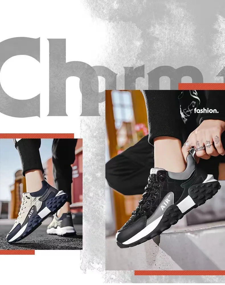 Men's Shoes 2023 Summer New Sports Shoes Comfortable Casual Thick Soled  Running Training Shoes обувь мужская кожаная