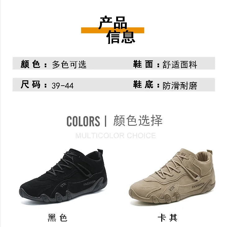 men shoes breathable non slip work shoes for male fashion sneakers outdoor walking flats skateboard sneakers (Available)