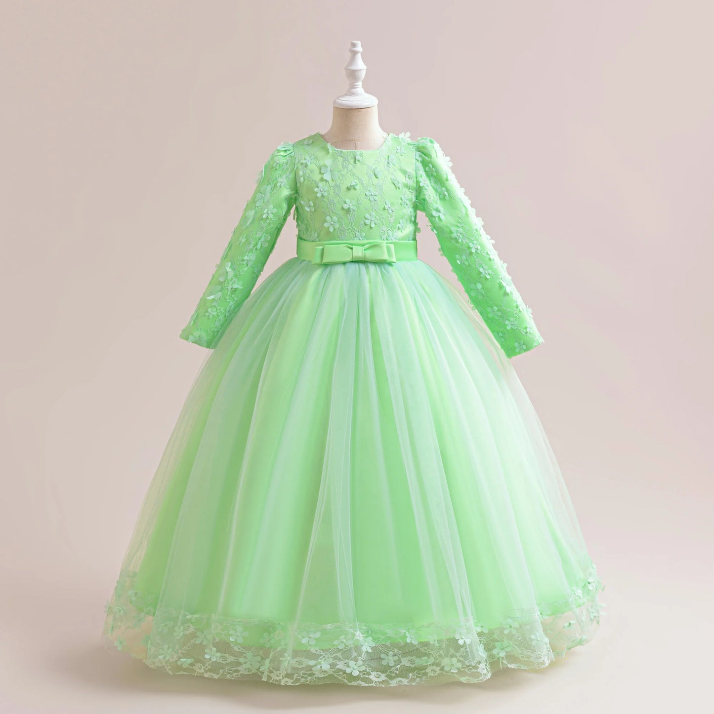 Girls Flower Embroidery Party Dresses Girl Summer Casual Holiday Gown Kids Variety Fashion Evening Clothes Birthday Princess Wea