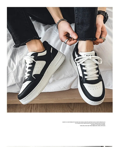 Men's Shoes Classic Black White Sneakers Fashion Tenis Training Shoes for Men Youth Student Sports Running Shoe New Casual Shoes