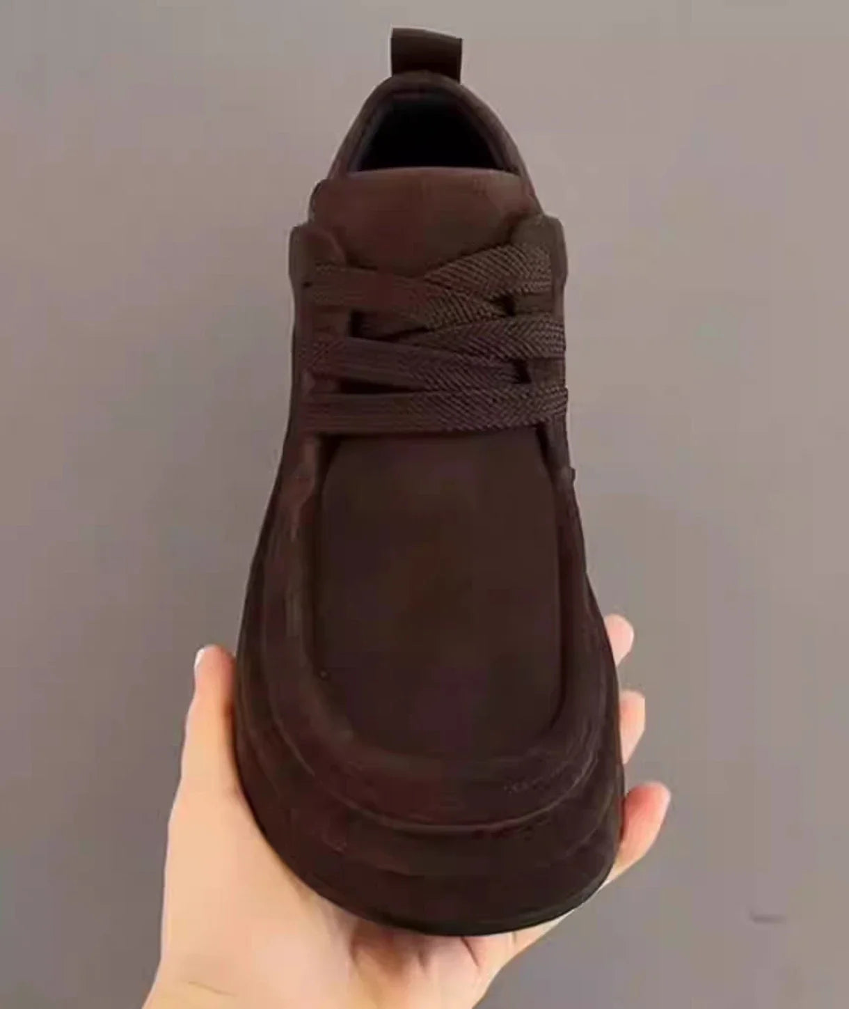 Men's Shoes Are Fashionable Brown Casual Shoes Made of Durable Suede Material Comfortable Walking Shoes Suitable for Daily Wear (Available)