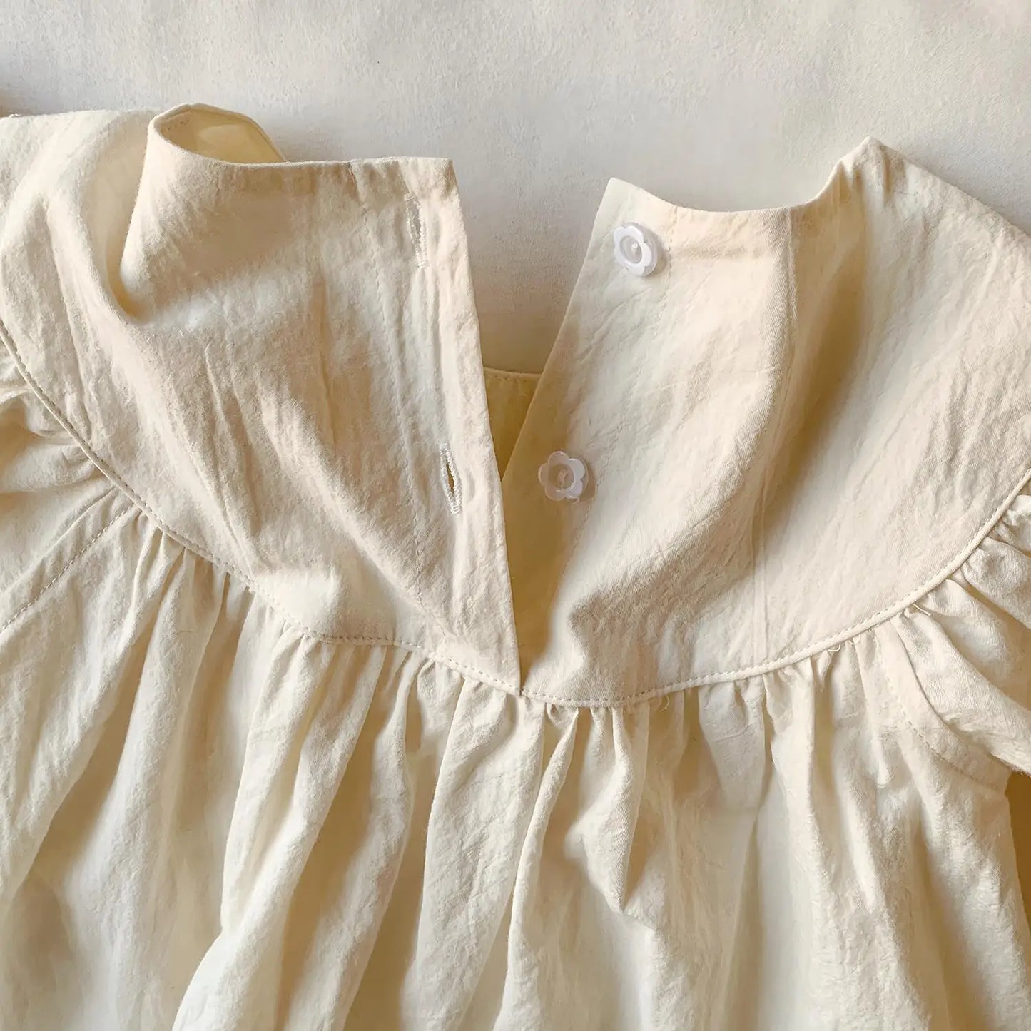 Summer Girls Flower Embroidered Dress Retro Flying Sleeve Princess Dresses 2-6 Years Children Casual Clothes Fashion Sundress