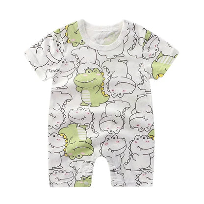 Newborn Baby Boy Clothes Bodysuit For Newborns Summer Romper Baby Girls Clothes Cotton Short Sleeved Jumpsuit