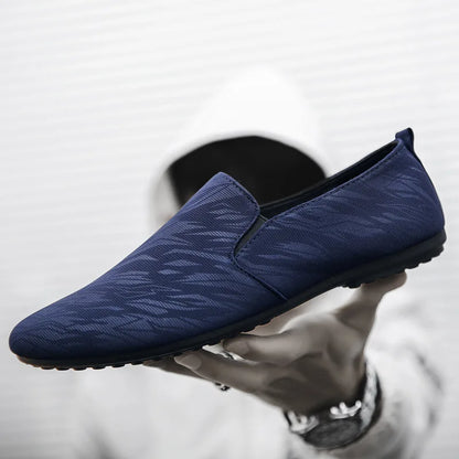 Shoes for Man New Men Fashionable Canvas Breathable Flat Bottomed Walking Shoes with Lightweight Sports Shoes Men's Sneakers (Available)
