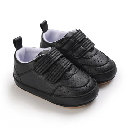 Classic Newborn Baby Shoes White Casual Shoes Boys Girls Shoes Fashion Sneakers Soft Sole Non-Slip Toddler Shoes First Walkers