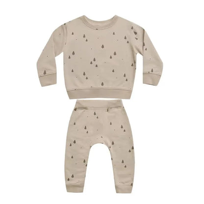 Newborn Baby Clothes Outfits Cute Cartoon Long Sleeve Top + Pants Spring Autumn Toddler Boy Homewear Suits