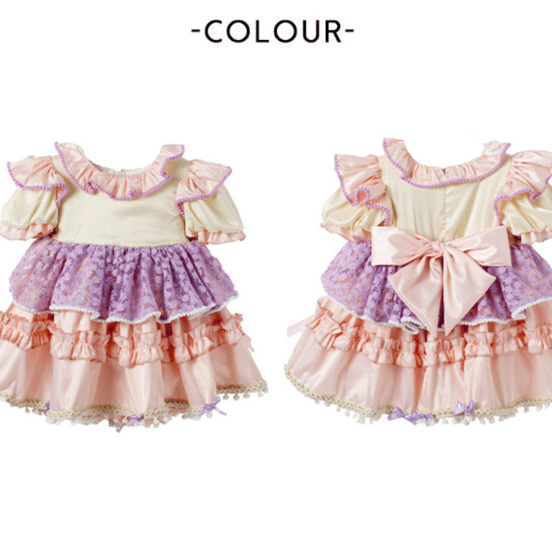 Spanish Girls Dress Baby Girls Party Dress for Kids Girl  Kids Dresses for Girls Prom Dresses Flower Girl Dresses for Weddings