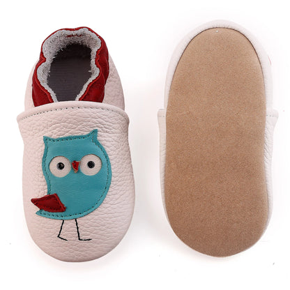 0-24M Baby Shoes Newborn Non-Slip Genuine Leather Sneaker Toddlers Soft Bottom Casual Prewalker Infant Classic First Walker