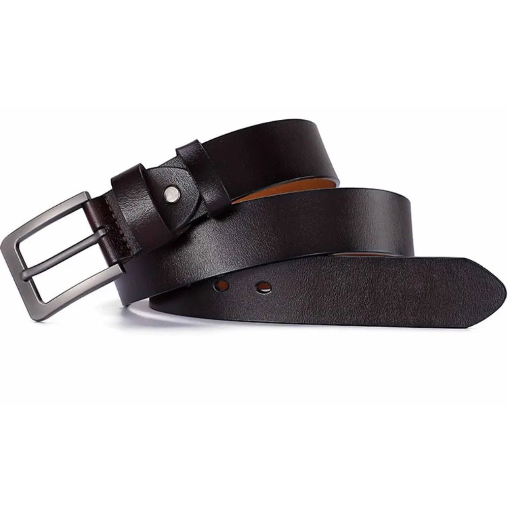Waist Accessories Retro Men Belt Versatile Classic Casual Belts Durable Leather Belt Daily Wear