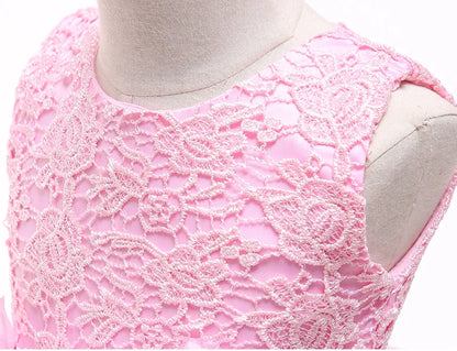 Girls Party Dresses 1st Birthday Baby Girl Princess Dress For Christening Flower White Wedding Dress Halloween Children Clothing