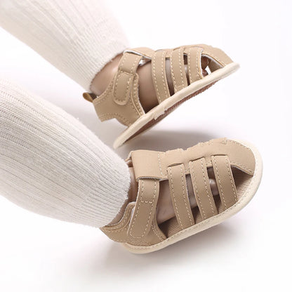 VALEN SINA 0-1Year Newborn Baby Boys Summer Shoes Sandals First Walkers Newborn Shoes Casual Soft Sole Sandals