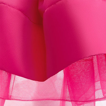 Fashion Big Bow Girls Party Dress Formal Pink Wedding Bridesmaid Birthday Princess Dresess for Girl Gala Christmas Kids Clothes