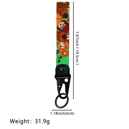 Cute Cartoon Keyring Keychains for Men Keychain for Car Keys Funny Accessories Women Original Fashion Jewelry Gifts1pcs