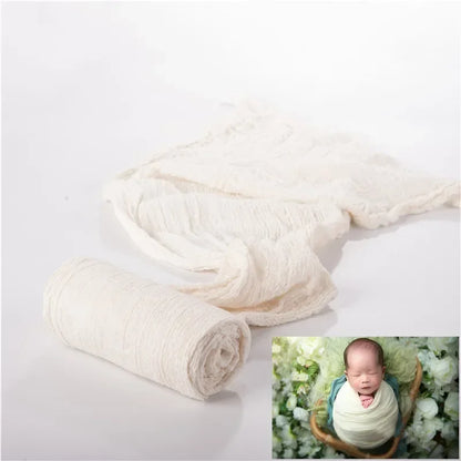 Newborn Photography Props Wrap Baby Blanket Soft Stretchable Cotton Swaddling Photography Backdrop Babies Accessories