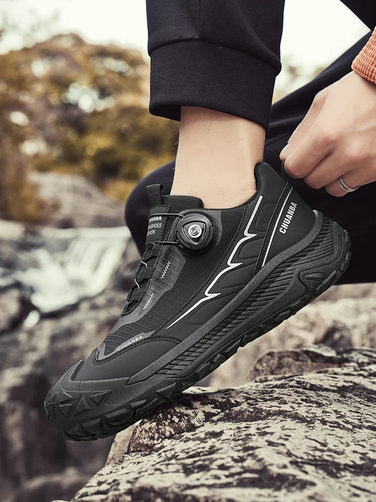 2025 new men's shoes work sports shoes fashionable casual shoes comfortable multi-functional low top shoes outdoor hiking shoes