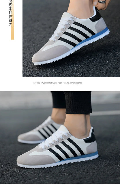 Men's Shoes Trend Casual Shoes for Men Breathable Flat Shoes Outdoor Fitness Free Sports Male Shoes Comfortable Vulcanized Shoes   (Available)