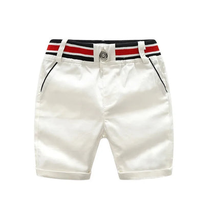 Summer Boys Clothing Sets Cotton Striped Short Sleeve Shirt Pants 2Pcs Suit For 2-6 Years Kids Casual Outfits Gentlemen Suit