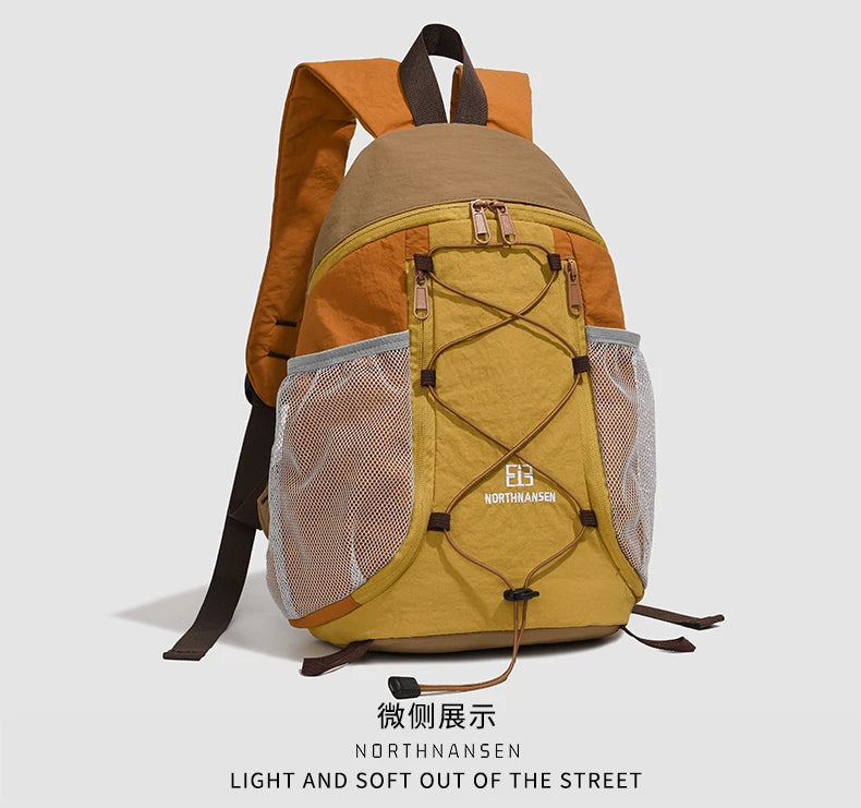 Women's Schoolbag - Ins Japanese-Style, Large-Capacity, Cute Drawstring Backpack, New Versatile Student Laptop Bag for Outdoor S