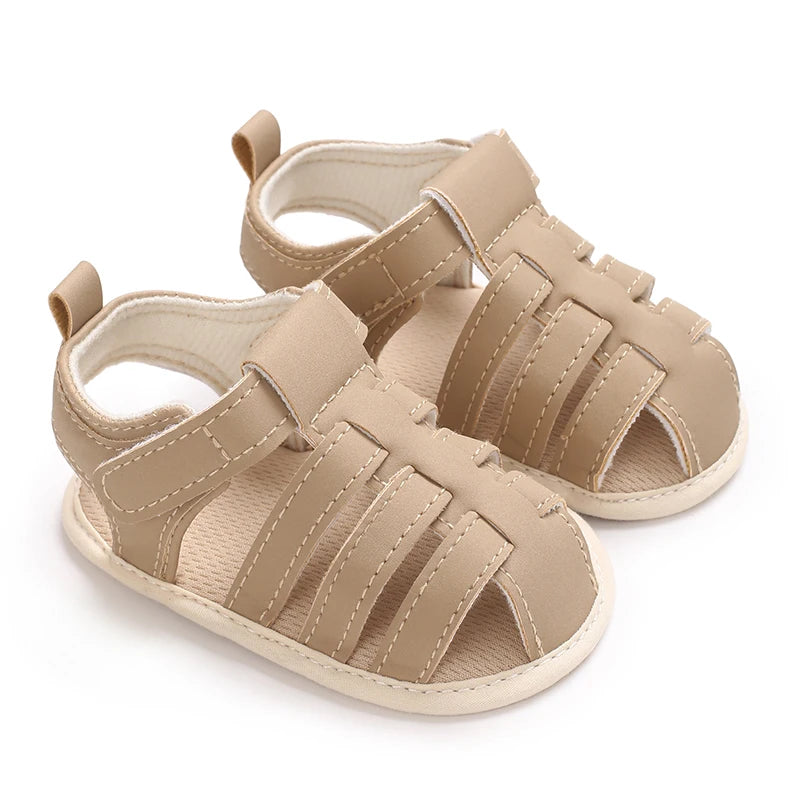 VALEN SINA 0-1Year Newborn Baby Boys Summer Shoes Sandals First Walkers Newborn Shoes Casual Soft Sole Sandals