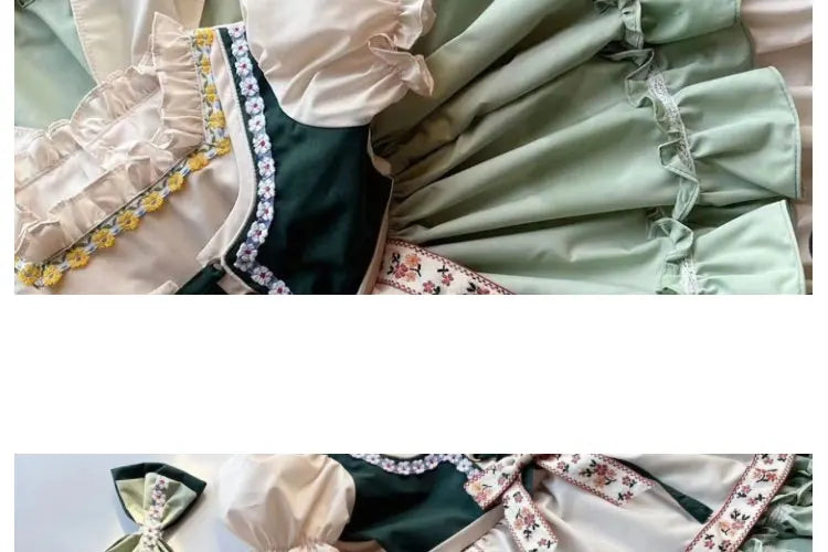 Girl Turkey Princess Lolita's Dress Festliche Kleider Mädchen  Flower Girl Dresses for Weddings Kids Dresses for Girls Eid Dress