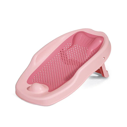Newborn Adjustable Bath Net Seat Cushion Anti-slip Baby Bath Net Mat Children Shower Net Universal Bath Bed Holder