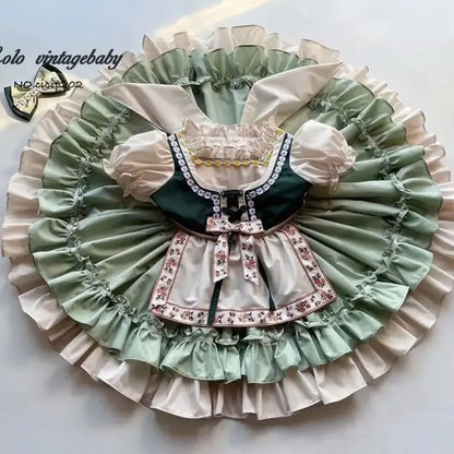 Girl Turkey Princess Lolita's Dress Festliche Kleider Mädchen  Flower Girl Dresses for Weddings Kids Dresses for Girls Eid Dress