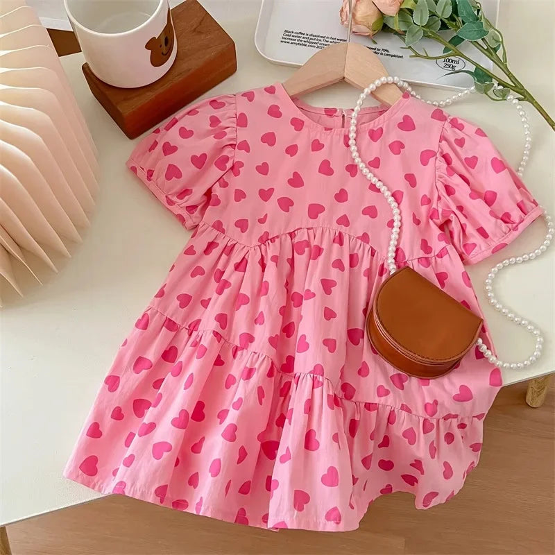 Baby Girl Princess Dress New Flower Girl Dresses Toddler Baby Girl Clothin Casual Summer Kids Girls Dress Floral Kids Clothes g