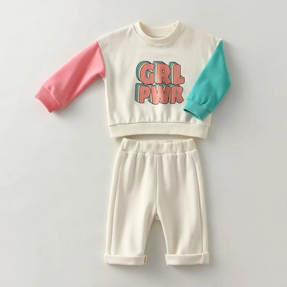 Newborn Baby Clothes Outfits Cute Cartoon Long Sleeve Top + Pants Spring Autumn Toddler Boy Homewear Suits