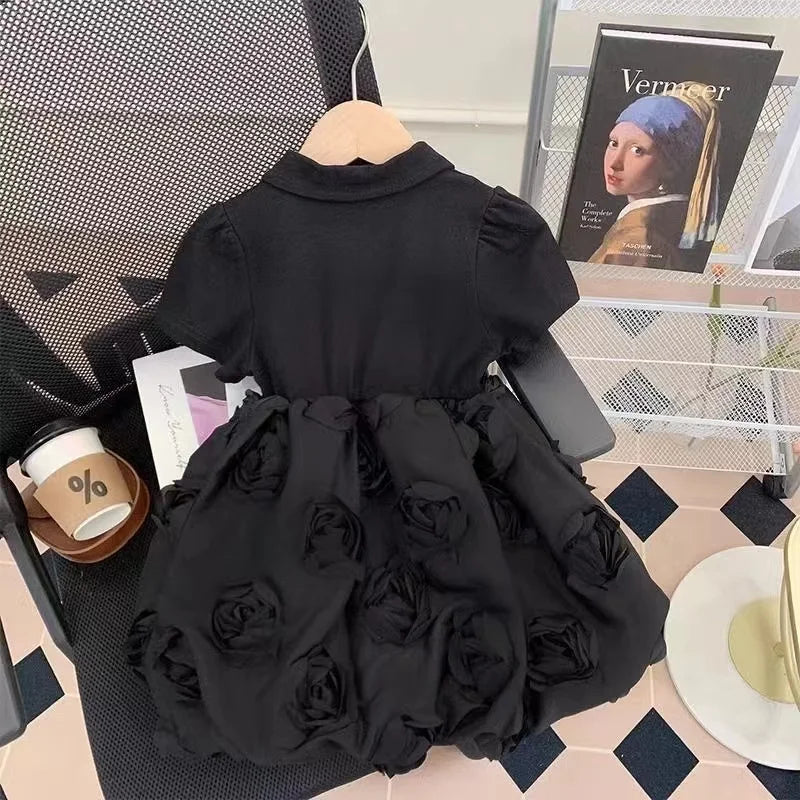 Girls Dresses Summer 2024 New Children Fashion Princess Dress For Baby Birthday Party Clothes Toddler Fashion Costume Kids 2-7Y