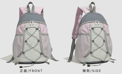 Women's Schoolbag - Ins Japanese-Style, Large-Capacity, Cute Drawstring Backpack, New Versatile Student Laptop Bag for Outdoor S