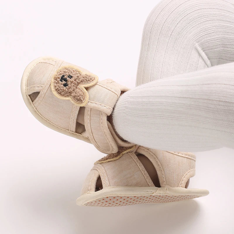 Cute Cartoon 0-18M Newborn Baby Girls Summer Shoes Sandals First Walkers Newborn Shoes Casual Soft Sole Sandals Toddler Shoes