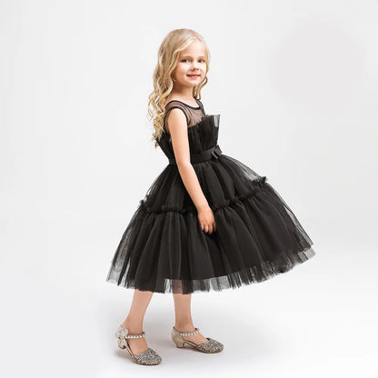 Girls Party Dress White Bridesmaid Dresses For Girls Wedding Evening Prom Gown Kids First Communiom Formal Vestidos
