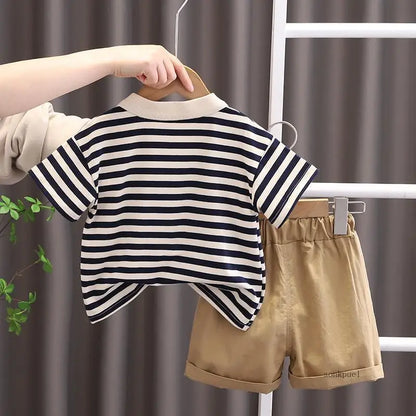 Summer Fashion Baby Boy Clothes Sets T-shirt + Pants 1-4T Toddler Casual Clothing Suits Children Kids Boys Outfits Suit
