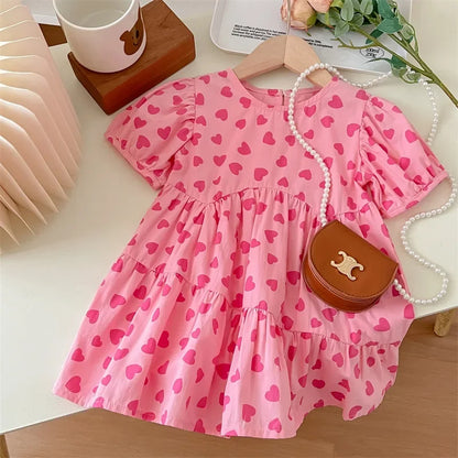 Baby Girl Princess Dress New Flower Girl Dresses Toddler Baby Girl Clothin Casual Summer Kids Girls Dress Floral Kids Clothes g