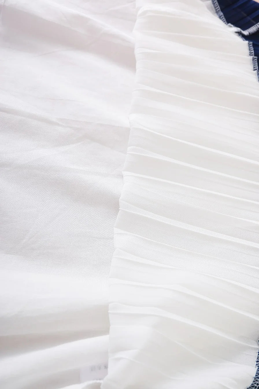 Girl Dresses Sleeveless Summer Chiffon Pleated Clothing Kids' Dresses Baby Girl One-piece Dress