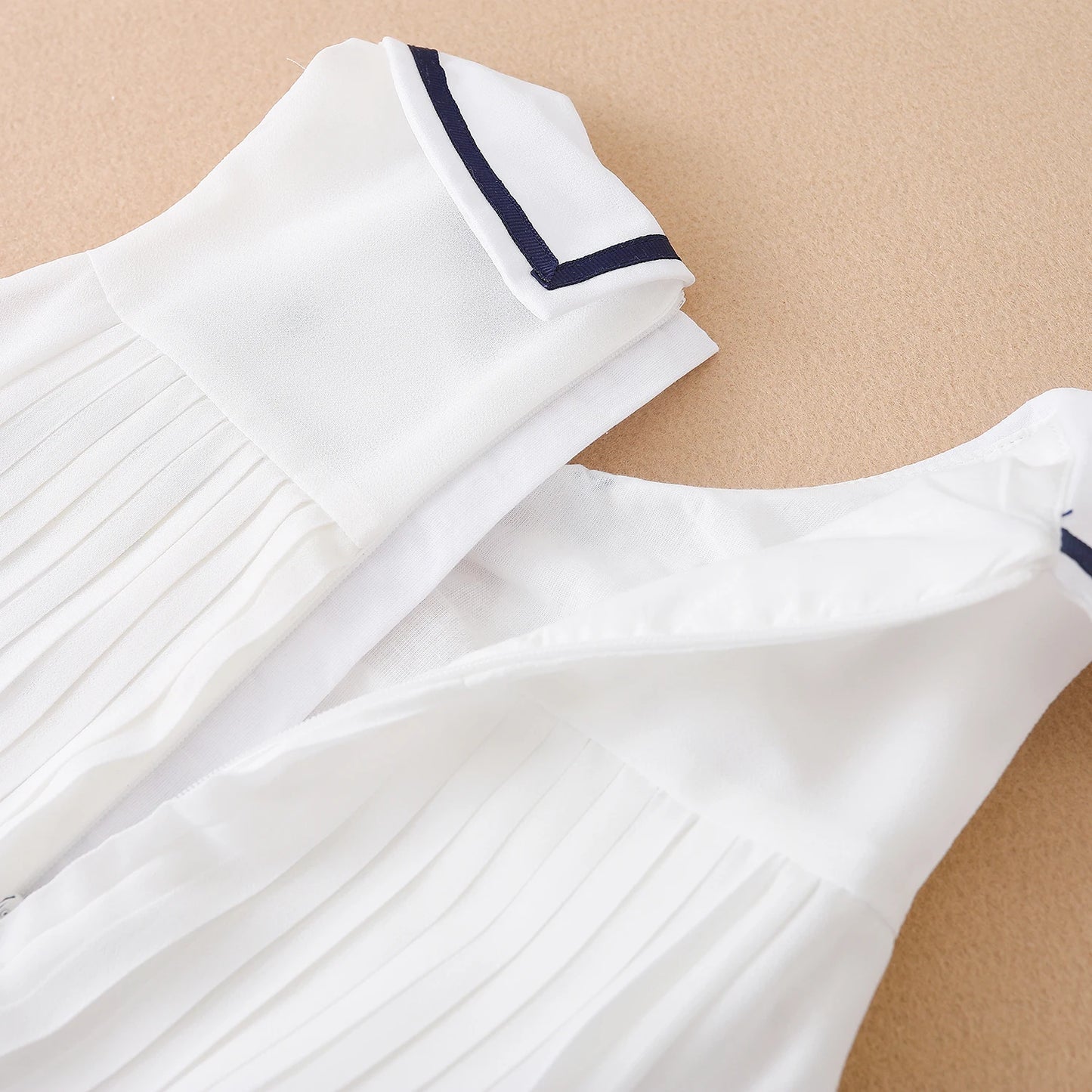 Girl Dresses Sleeveless Summer Chiffon Pleated Clothing Kids' Dresses Baby Girl One-piece Dress