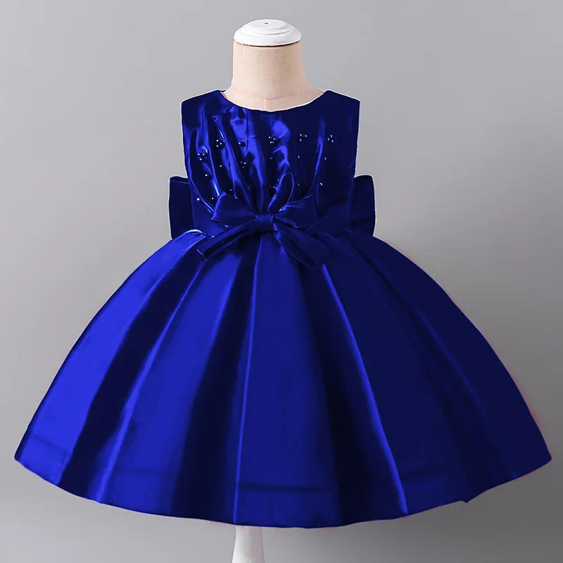 Toddler Baby Girl Party Dresses Infant Birthday Princess Dress Girls Wedding  Gown Children Clothes