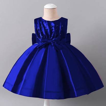 Toddler Baby Girl Party Dresses Infant Birthday Princess Dress Girls Wedding  Gown Children Clothes