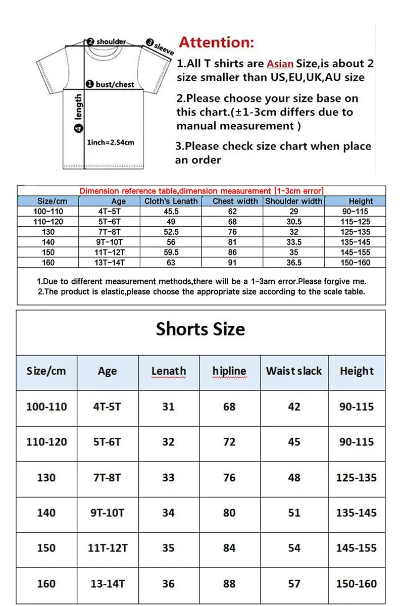 Boys Summer clothing - cartoon car print short sleeve top and shorts, stylish, casual, comfortable