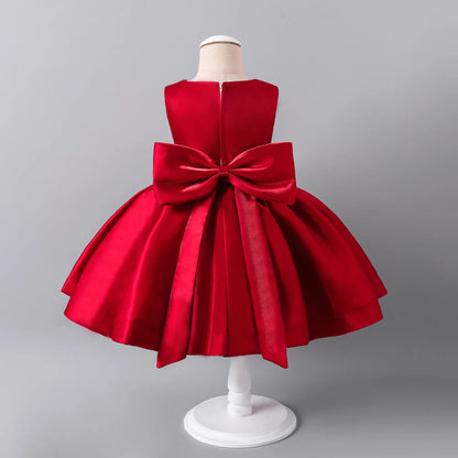 Toddler Baby Girl Party Dresses Infant Birthday Princess Dress Girls Wedding  Gown Children Clothes