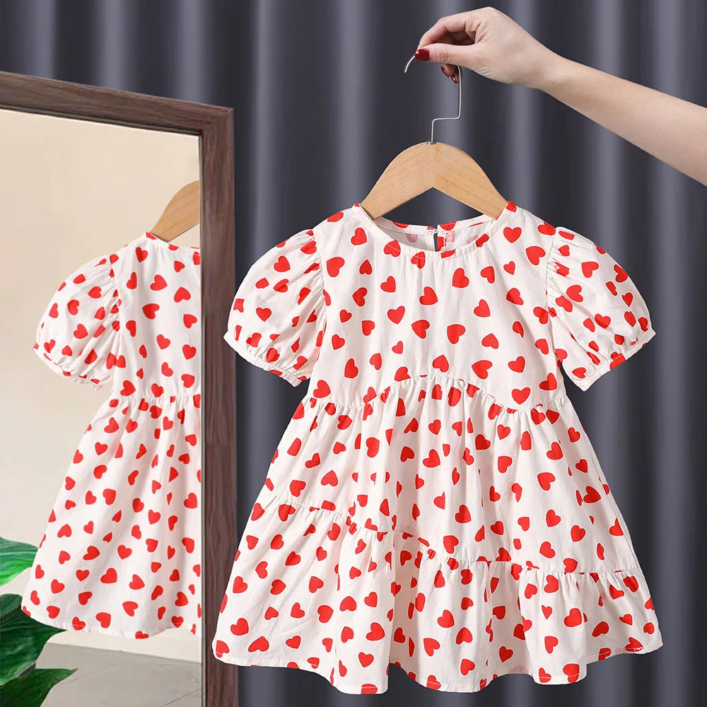 Baby Girl Princess Dress New Flower Girl Dresses Toddler Baby Girl Clothin Casual Summer Kids Girls Dress Floral Kids Clothes g