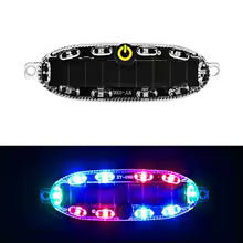 Solar Power LED Warning Night Light Anti-rear Strobe Tail Light Car Flash Light Strobe Warning Light for Car Motorcycle Vehicle (Available)