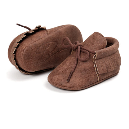Newborn male baby shoes, soft soled crib shoes, casual anti slip sports shoes, the first walking shoe for 0-18 months old