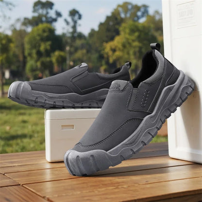 Men's shoes for work, leisure, and outdoor activities in spring and autumn, convenient to step on, suitable for sports and work (Available)