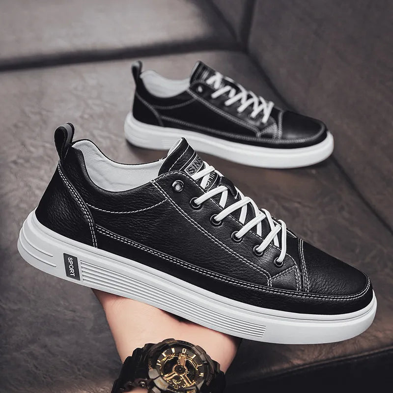 New Shoes for Men  Comfortable Flat Men's Casual Shoes Outdoor Wild Men's Sneakers High End Fashion One Pedal Dress Shoes Male