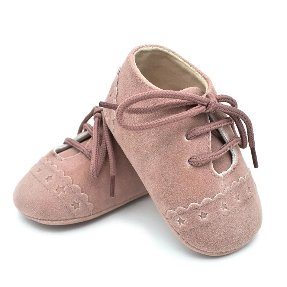 0-2 Years Baby Toddler Shoes Spring Autumn Newborn Soft-soled Warm Lace-up Shoes Baby Boys Girls First Walkers Infant Sneakers